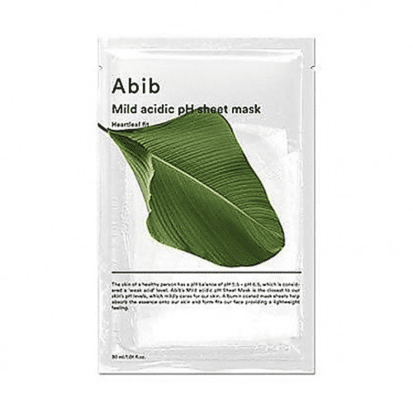 Abib Mild Acidic pH Sheet Mask Heartleaf Fit (1ea)