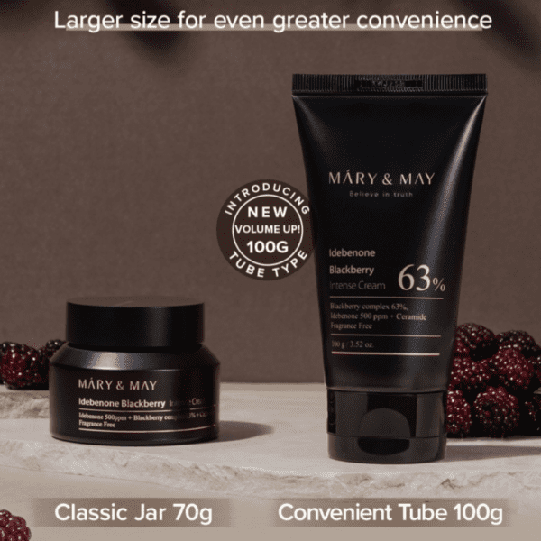 Mary&May Idebenone Blackberry Intense Cream 100g (Jumbo)