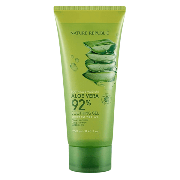 Nature Republic Aloe Vera Soothing Gel, 92% Soothing and Moisture, 300ml tube