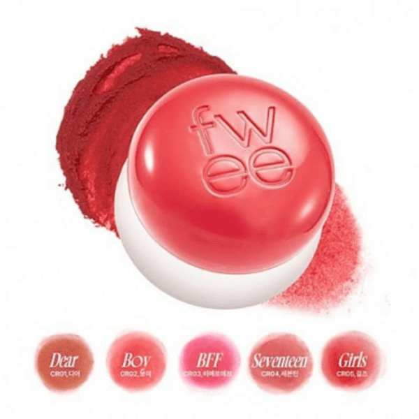 FWEE Lip&Cheek Blurry Pudding Pot CR04 Seventeen 5g