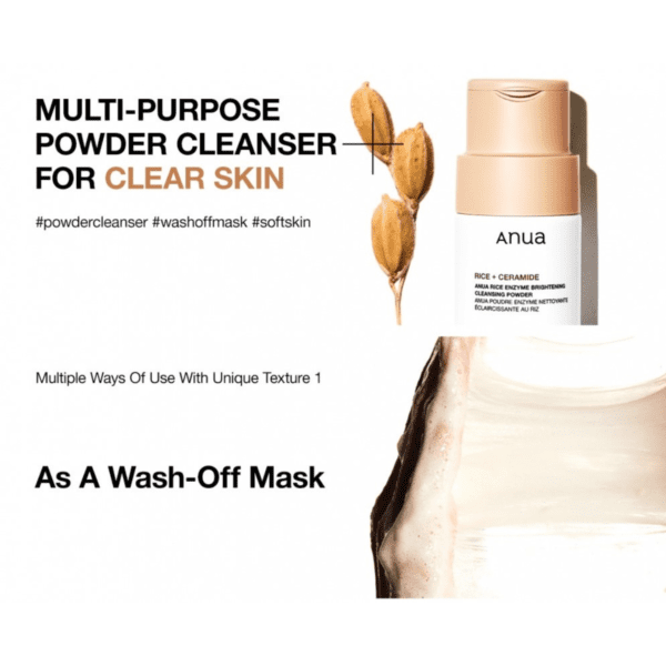 Anua Rice Enzyme Brightening Cleansing Powder 40g