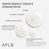 APLB Retinol Vitamin C Vitamin E Ampoule Serum 40ml