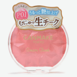 CANMAKE Cream Cheek - Pearl Type - P01 Peach Dazzle